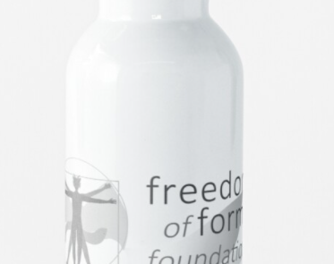 Water bottle with FFF logo